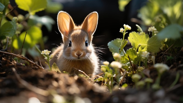 Fotografia profissional de coelhos e luz