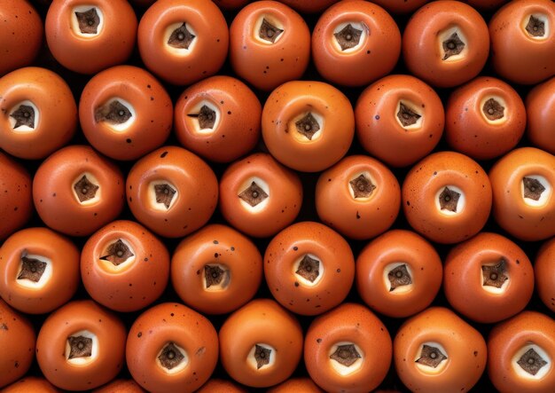 Fotografia profissional de Padrão de frutas de Medlars Generativ