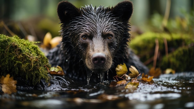 fotografia profissional e urso de luz