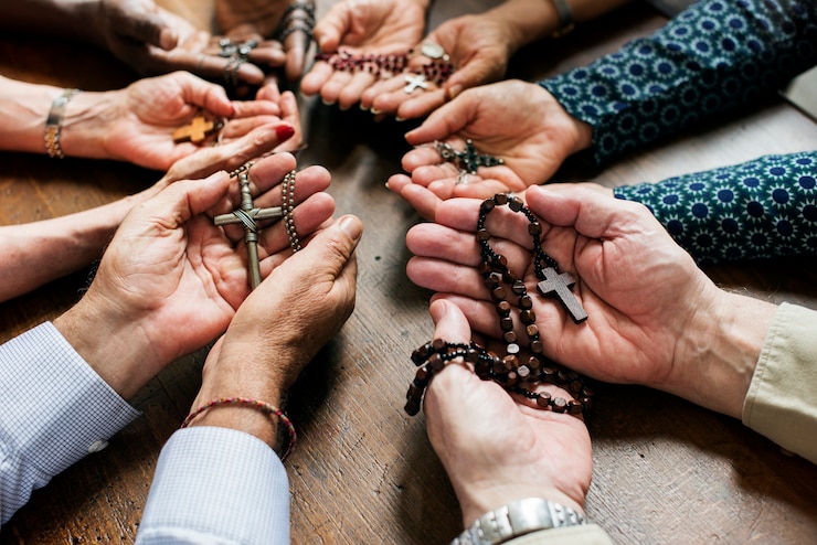 Foto fotografia religiosa diversificada