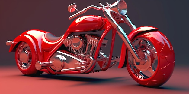 Foto fotografia representando uma motocicleta