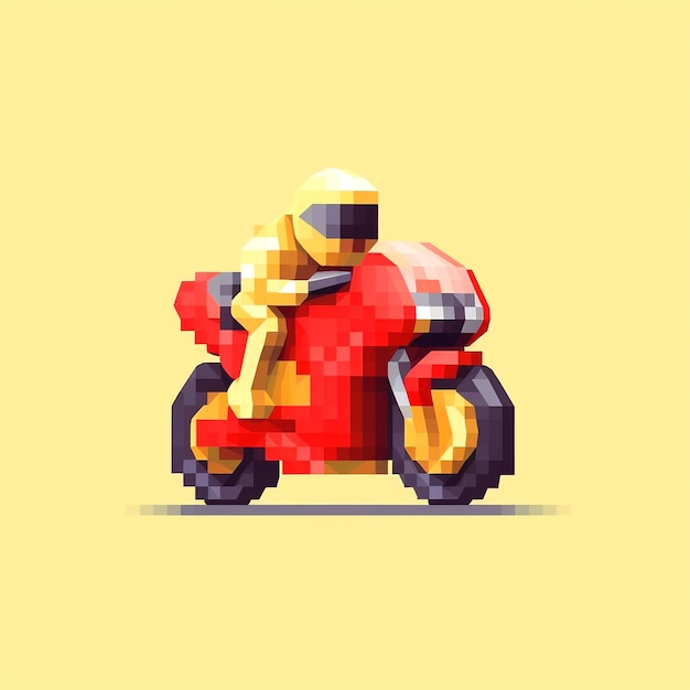 Foto fotografia representando uma motocicleta