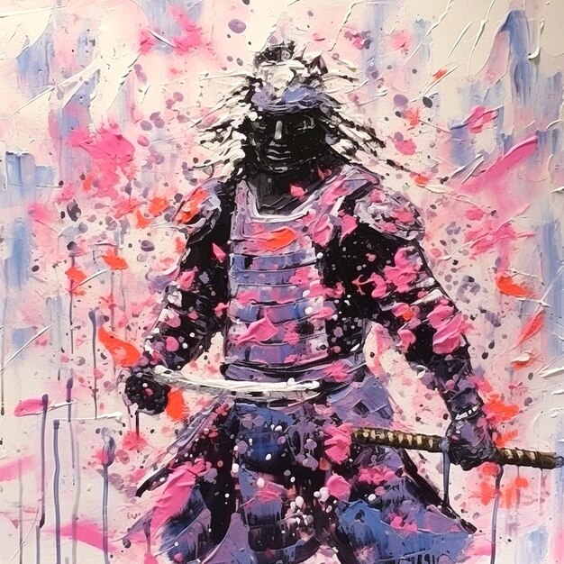 fotografía de samurai