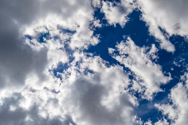 Fotografía sobre el tema cielo nublado blanco en un horizonte largo poco claro