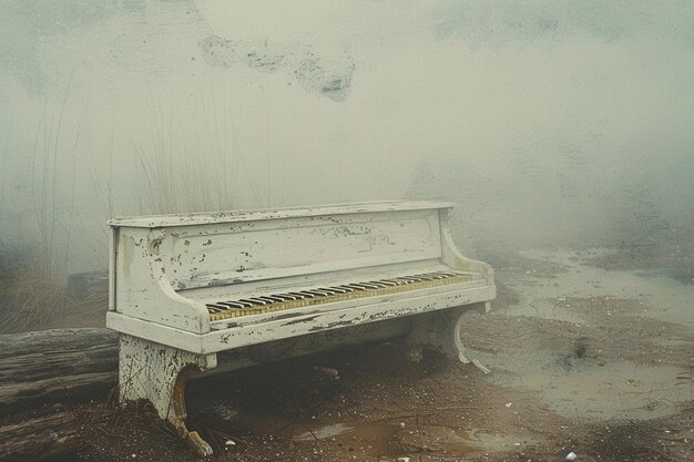 Foto fotografía de sonata en la orilla del mar