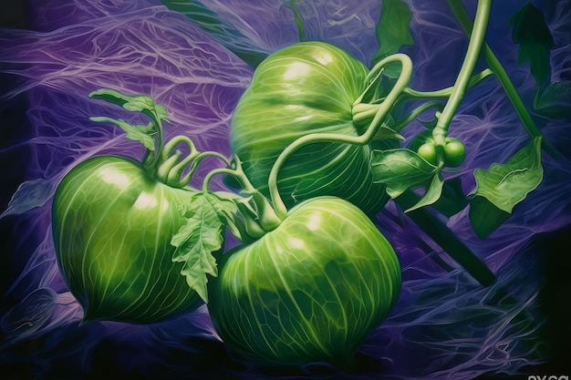 Fotografía de Stock de un exoric frutas y árboles