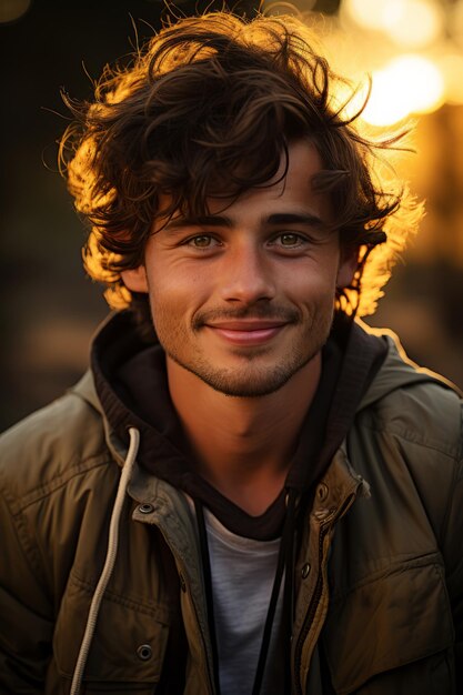 Fotografía de Stock de un hombre sonriente