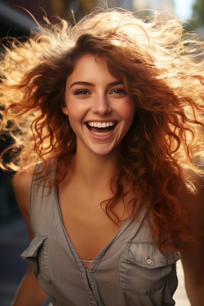 Fotografía de Stock de una niña sonriente