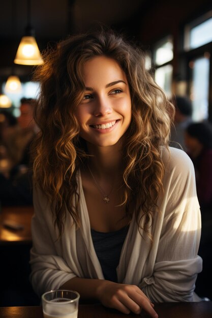 Fotografía de Stock de una niña sonriente