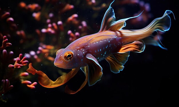 fotografia subaquática colorida vida marinha