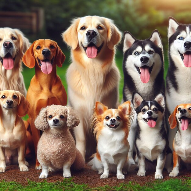 Foto fotografía vertical de enfoque superficial de un lindo cachorro de golden retriever sentado en un terreno de hierba