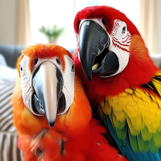 Foto fotografía vibrante del guacamayo imágenes impresionantes de expertos en vida silvestre