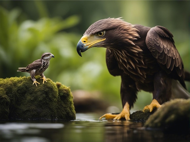 Fotografía de vida silvestre del águila