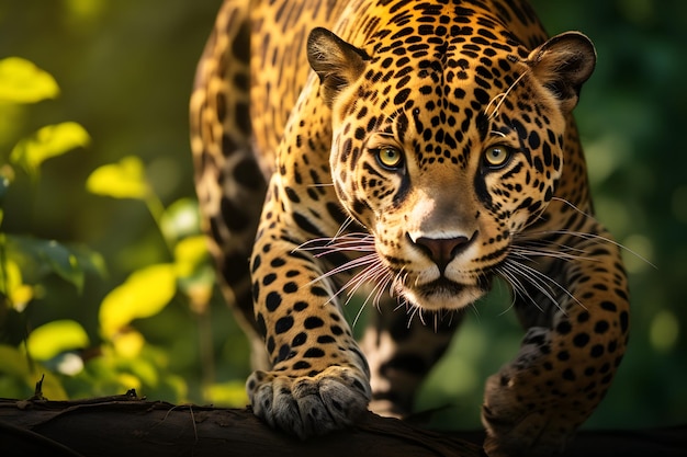 fotografía de la vida silvestre del jaguar