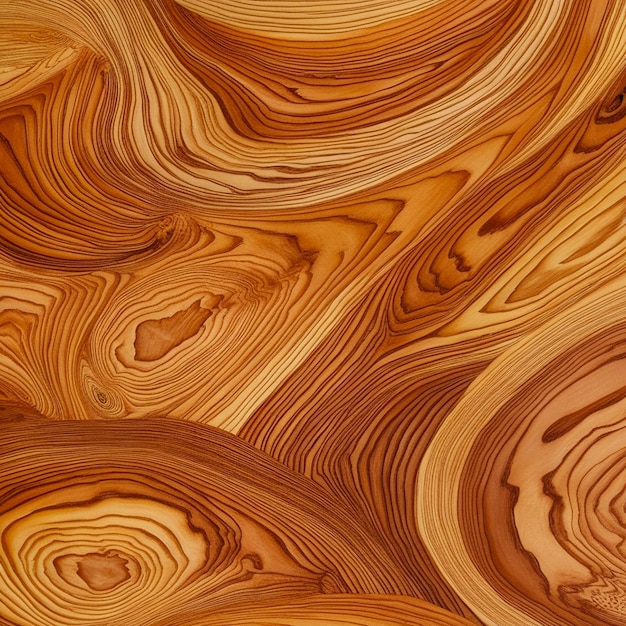 Fotografía vívida del intrincado patrón de textura de la madera fea