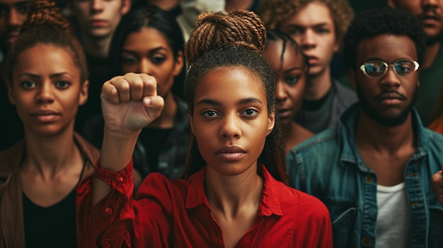 Foto fotografia xaa retratando a questão da desigualdade racial