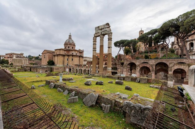 Fotografias de monumentos históricos em roma