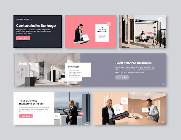 Foto fotografías de marketing de negocios modernas para visuales contemporáneos