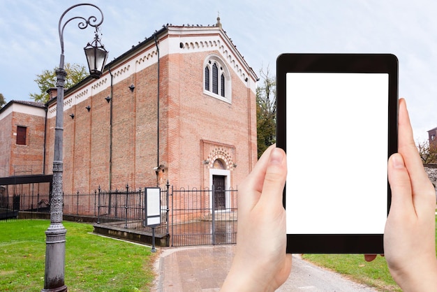 Fotografías turísticas de la Capilla de los Scrovegni en Padua