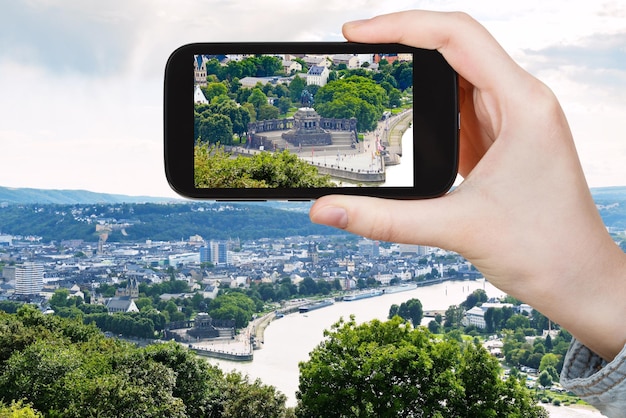 Fotografias turísticas de German Corner em Koblenz