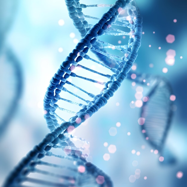 Fotografie Biotechnologie konzeptionelle generative DNA-Moleküle