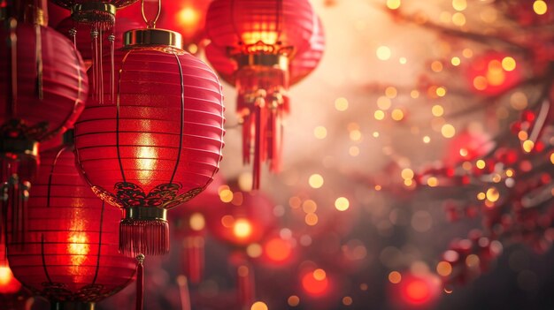 Fotografie des chinesischen Neujahrsfestivals Hintergrund