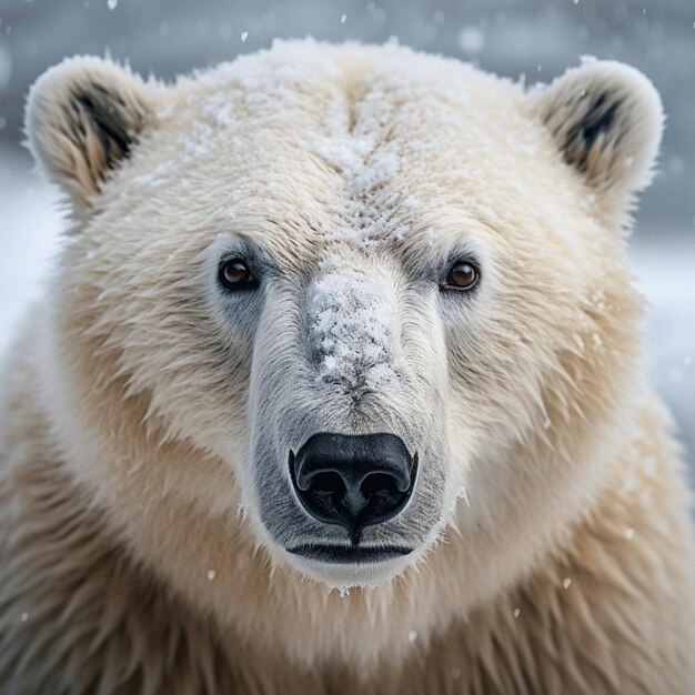 Fotografie des Eisbären-Wildlebens hdr 4k