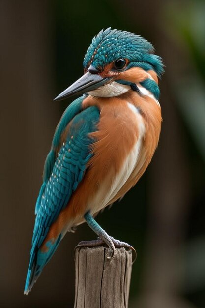 Fotografie des Königfischers in der Natur