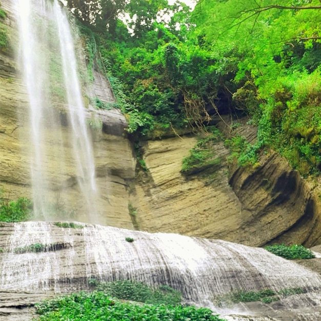 Foto fotografie des wasserfallfotos