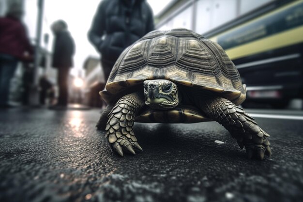 Fotografie einer Schildkröte