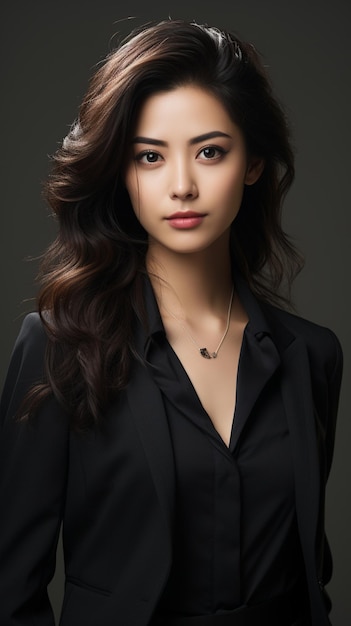 Fotografie eines weiblichen asiatischen Models