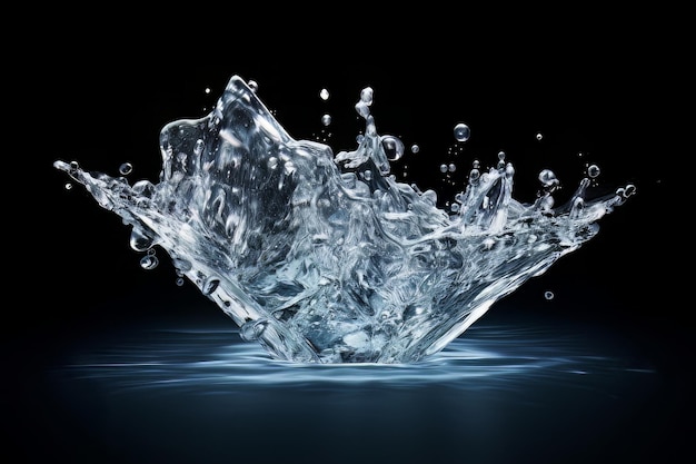 Fotografie mit flüssigem Diamant-Eiswasser