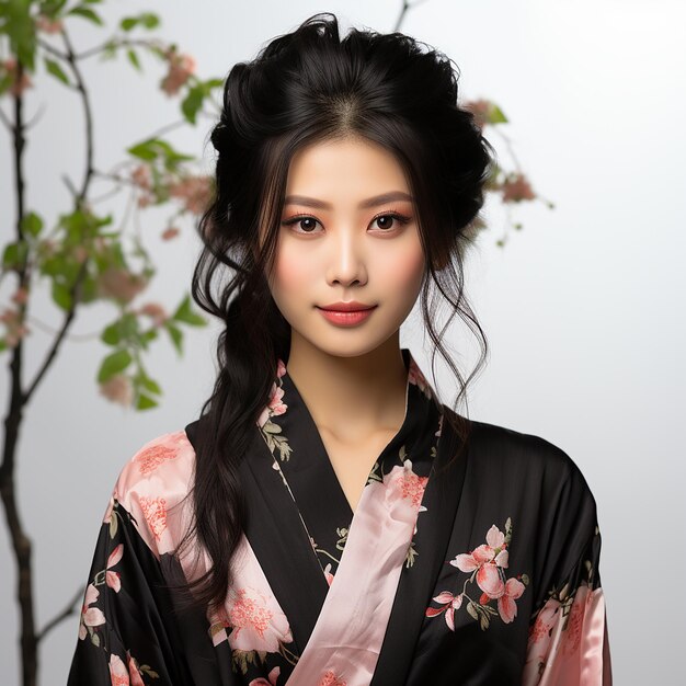 Fotografie von asiatischen Schönheitsmodellen