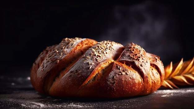 Fotografie von hausgemachtem Sauerteigbrot