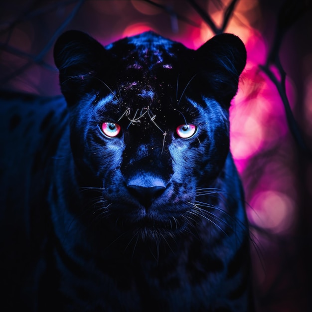 Fotografierter Panther