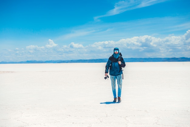 Fotógrafo en Salar de Uyuni