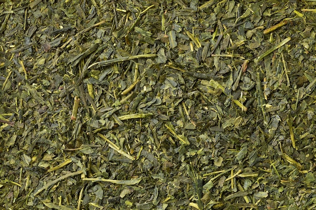 Fotograma completo de té verde japonés