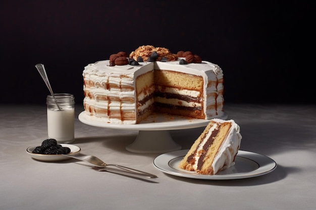 Fotorealista Fotografia de produto Fotografia de comida bolo