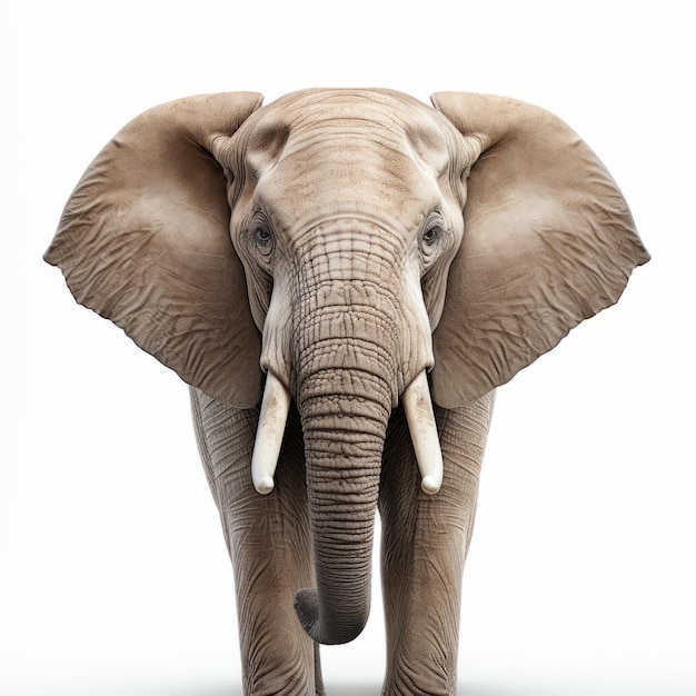 Fotorealistischer Elefant Ein fesselndes Bild von Eleganz und Emotion