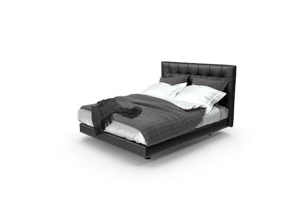Fotorealistisches Bett Innovative Bettdesigns, um Ihr Schlafzentrum zu verwandeln