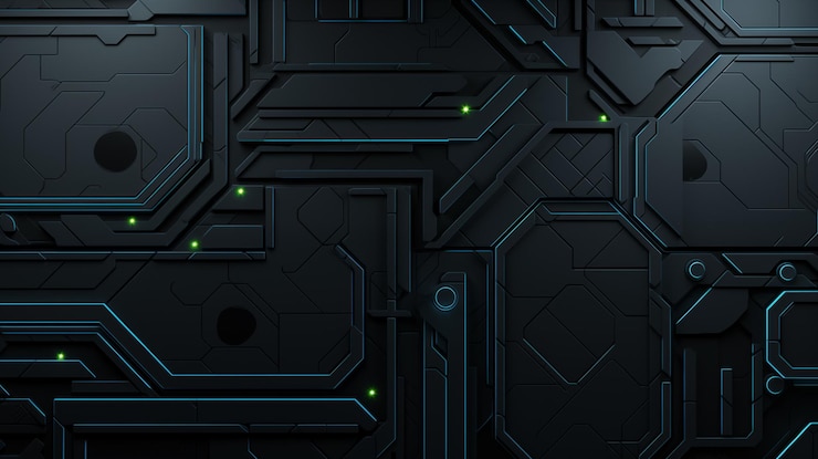 Foto fotorealistisches futuristisches scifi-paneling-muster klar und ultra klar