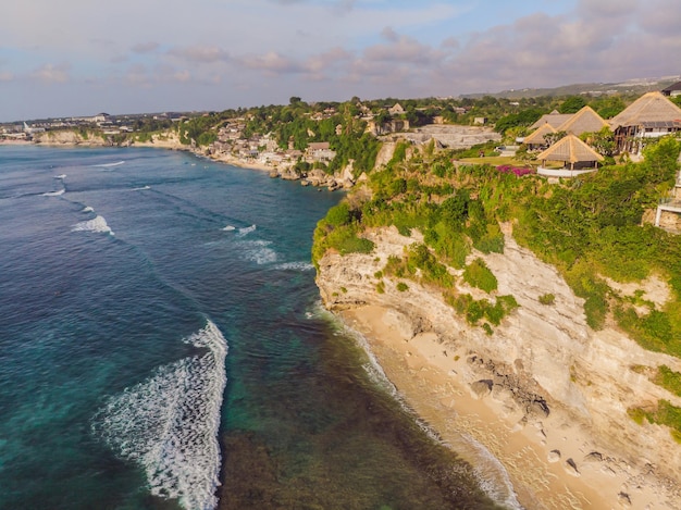 Fotos aéreas do drone Beach Dreamland Bali Indonésia