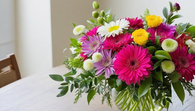 Foto fotos coloridas hermosas de flores de primavera o verano