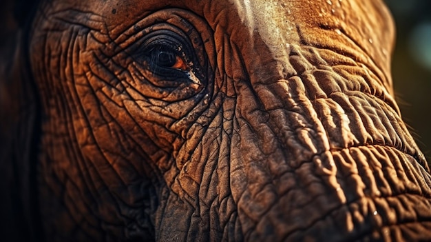 Fotos de animais com cara de elefante Inteligência artificial generativa