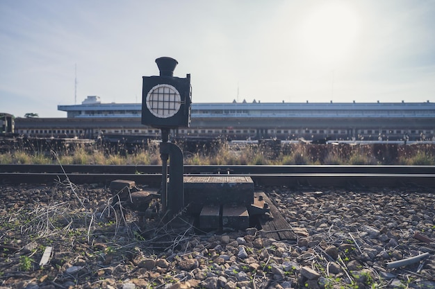 Fotos de estações de trem na Tailândia