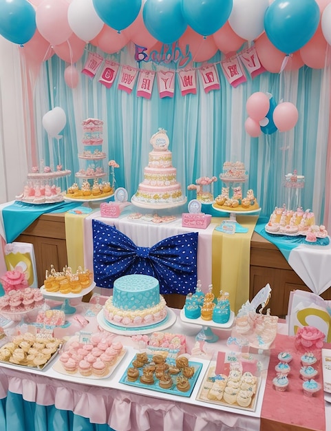 fotos de decoraciones de baby shower