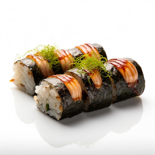 Fotos do produto de sushi de enguia sem fundo