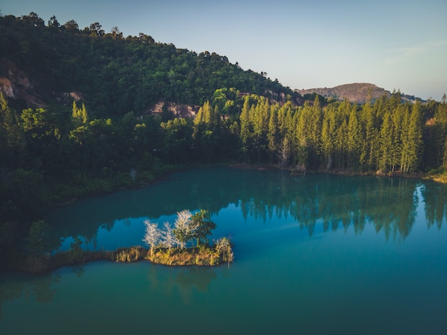 Fotos de drones en la zona de la antigua zona minera