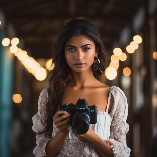 Fotos femininas de headshot de mulheres indianas em profissões e ocasiões dinâmicas