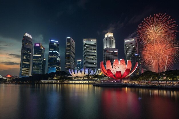 Fotos de fondo del día nacional de Singapur